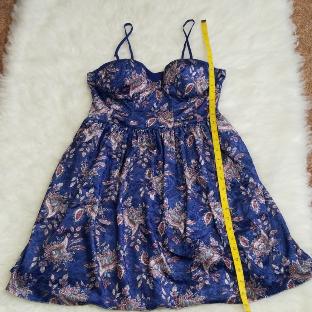Paisley pattern spaghetti straps sundress  size S - Picture 7 of 8